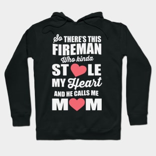 Fireman's Proud Mom Hoodie